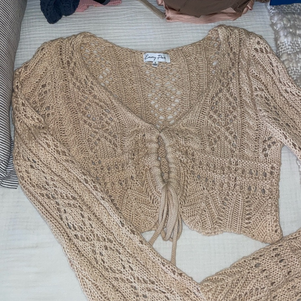 Crochet sweater